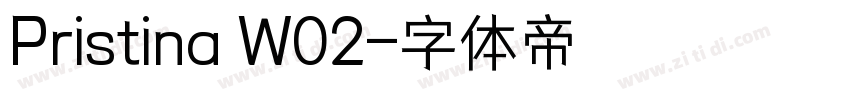 Pristina W02字体转换